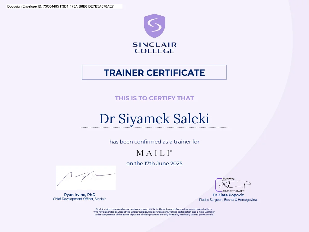 Sinclair College MAILI Trainer Certificate